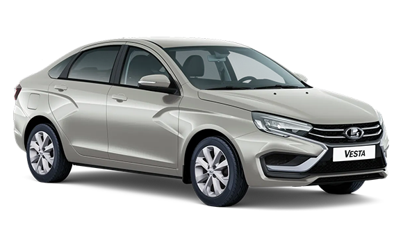 Lada Vesta Седан I Рест - Серебристый "Платина"""