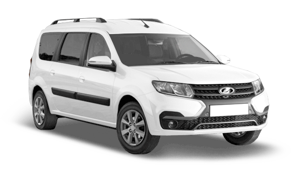 Lada Largus I Рест - Белый "Ледниковый"""