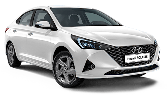 Hyundai Solaris II Рест - Белый