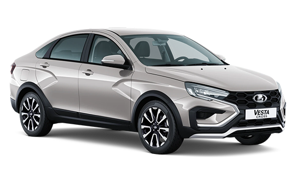 Lada Vesta Cross I Рест - Серебристый "Платина"""